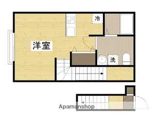 MIMI COCO(ミミココ)【201号室】の間取り