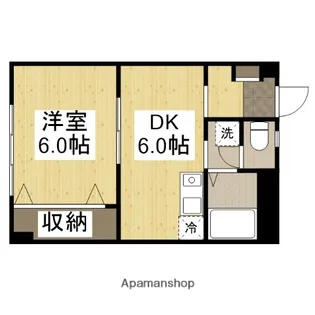 ファーストイン夢前川駅前【603号室】の間取り