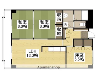 高楽ハイツ【404号室】の間取り