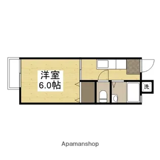 サンシティ土山【202号室】の間取り