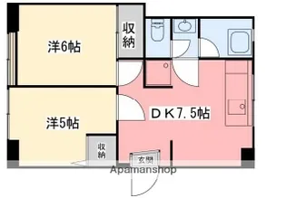 第二青山ハイツ【B-1号室】の間取り