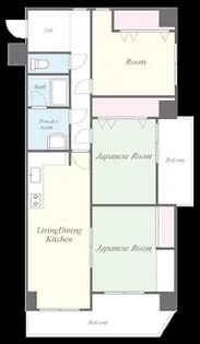 ブリージェ姫路【6階】の間取り