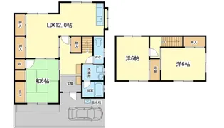 兵庫県姫路市勝原区丁【一戸建】の間取り
