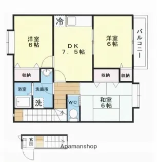 アビタシオンMY【2階】の間取り