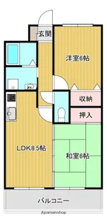 プランドール柳井【2階】の間取り