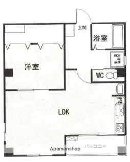 グリーンヒルズ平野町【604号室】の間取り