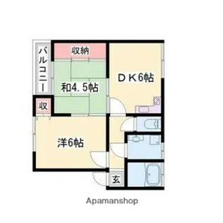 山本ハイツ【201号室】の間取り