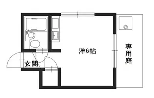ジョイス英賀保【1階A号室号室】の間取り