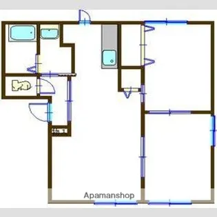 フォーレス福田【1階】の間取り