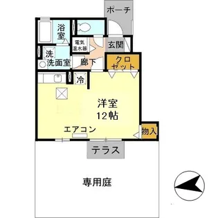 ロイヤルメゾンマエダ【1階】の間取り