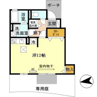 ロイヤルメゾンマエダ【1階】の間取り