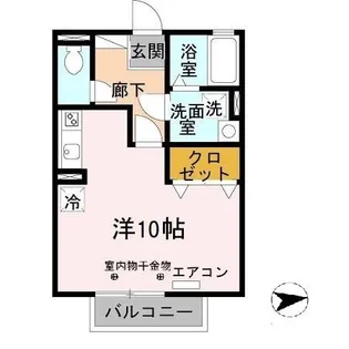 アバンセ グリーン【2階】の間取り