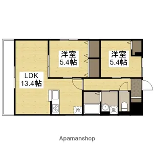ポレポレ夢前川【303号室】の間取り