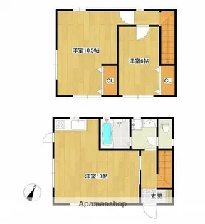 兵庫県姫路市兼田【一戸建】の間取り