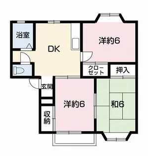 ムーンハウスⅡB【201号室】の間取り