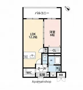 ラフィネコートⅡ【1階】の間取り