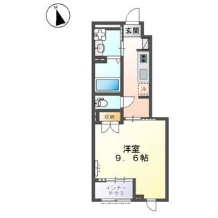 レミリア【105号室】の間取り