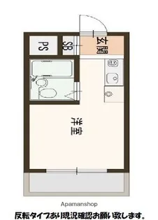 1Rの間取り画像