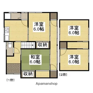 兵庫県姫路市飾磨区今在家2丁目【一戸建】の間取り