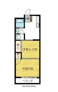 ルプス【203号室】の間取り