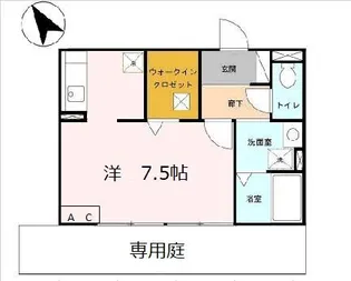ホワイトヘロン【103号室】の間取り