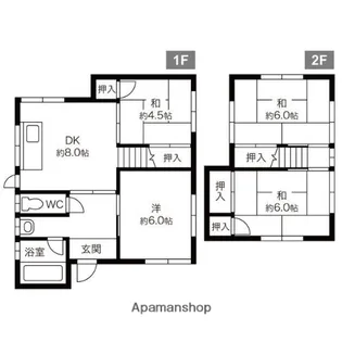 兵庫県高砂市米田町米田【一戸建】の間取り