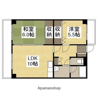 コーポラスピーチ【102号室】の間取り