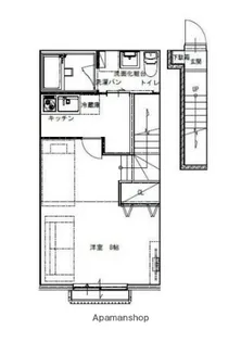 Moment・COCO【201号室】の間取り