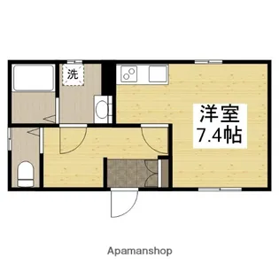 Fleur若菜町【2階】の間取り