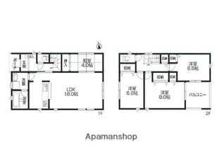 兵庫県姫路市網干区大江島【一戸建】の間取り