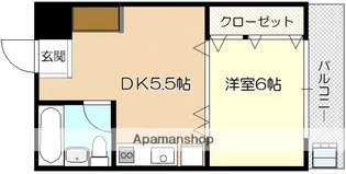ハイツ泉【201号室】の間取り