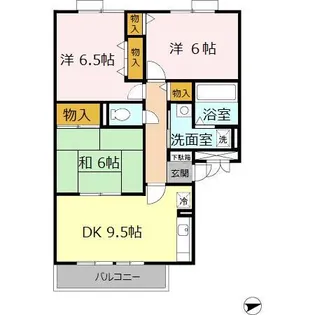 アゼリア21【1階】の間取り