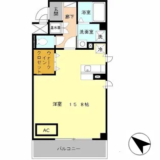 ウェスタン フォレスト【301号室】の間取り