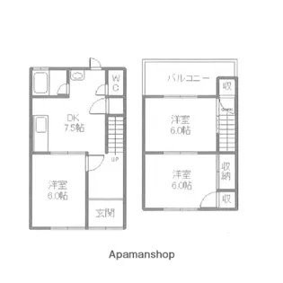 兵庫県姫路市飾磨区上野田4丁目【一戸建】の間取り