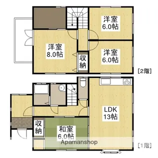 兵庫県姫路市西庄【一戸建】の間取り