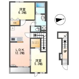 ヴィラ・フェリーチェ【2階】の間取り