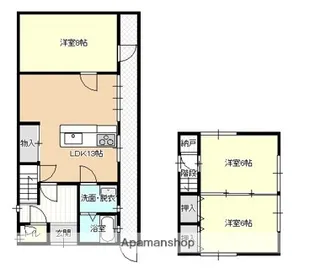 兵庫県高砂市高砂町鍵町【一戸建】の間取り
