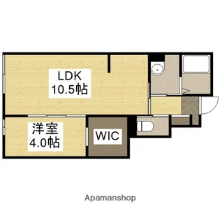 ルフレ手柄山【101号室】の間取り
