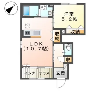 ウィン ワールド【1階】の間取り