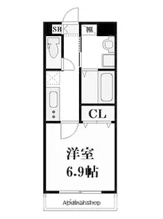 MISTRAL千代田町【4階】の間取り