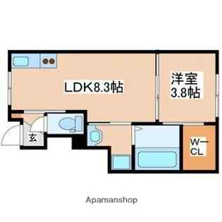 KUKUNA西蒲田 B棟【1階】の間取り