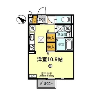 セジュール天満【1階】の間取り
