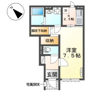 クレリア【1階】の間取り