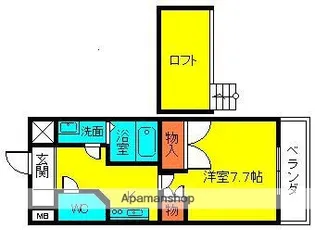 リッツパレス【3階】の間取り