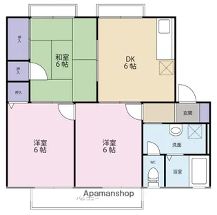 サニーホームズ池田【2階】の間取り