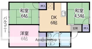 シェ・ランジュ【2階】の間取り
