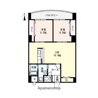 レモンシャトー【5階】の間取り