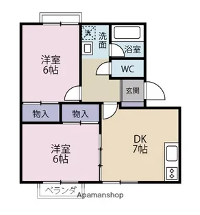 ハイツウエダ【2階】の間取り