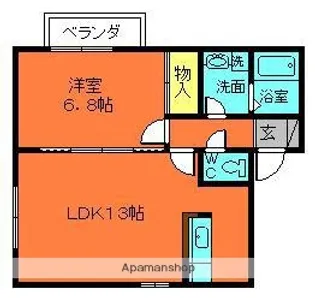 エミネンス【2階】の間取り