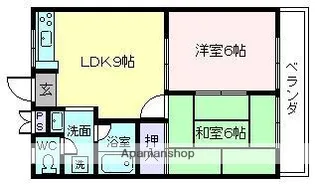 グローリーマンション【3階】の間取り